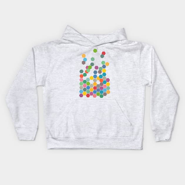 Falling Down Kids Hoodie by Cassia